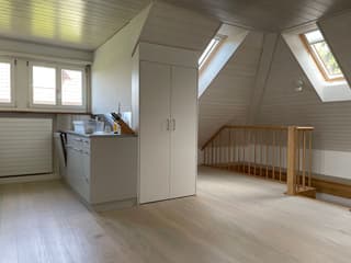 2.5 Zimmer Dachwohnung mit Balkon und Gartensitzplatz in der Elfenau (2)
