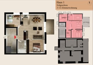 Neubau moderne 3,5 Zimmer Wohnung in Hermetschwil-Staffeln (2)