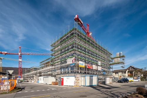 Wohn- und Gewerbehaus "Tägerhardmatte" Wettingen - Repräsentative Gewerbeflächen und Lagerräume zu verkaufen (individueller Ausbau möglich)