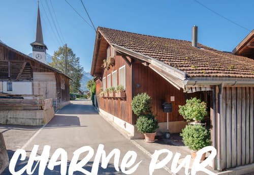 Charmantes 5.5-Zimmer-Haus mit Terrasse und kleinem Garten im historischen Dorfkern von Bönigen
