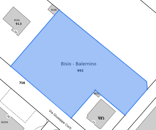 Vendiamo bel terreno piano a Balerna di 1982 m2 edificabile - rif. 803