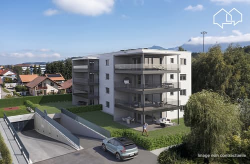 Bouleyres - Appartement de 3.5 pièces avec balcon de 22m²