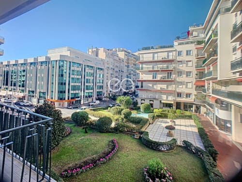 Cannes long term rental furnished TOP CLASS 63sqm 2-bedroom apartment with balcony