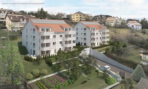 2 Appartements de 2.5 pièces avec jardin à vendre à Orbe