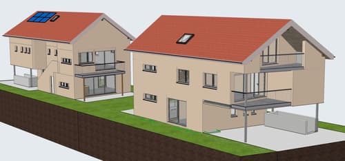 Construction neuve - Duplex de 4.5 pièces dans quartier privilégié