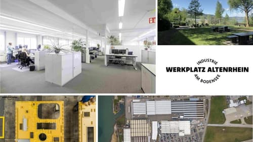 Kleinteilige Büroflächen ab 200 m2 auf dem Werkplatz Altenrhein