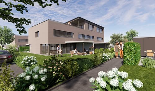 Neubau Attikawohnung in Riniken mit wunderschöner Terrasse, nahe Brugg und Baden (1)