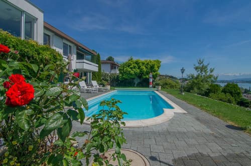 Villa mit Pool und grandiosem Ausblick auf den Sempachersee und die Alpen