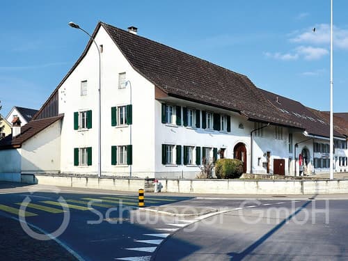 Zweifamilienhaus mit Ausbau- und Baulandreserve im Herzen von Frick (1)