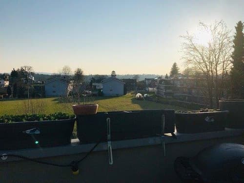 Ruhige, sonnige 3,5 Dachwohnung im Grünen mit Fernsicht  in Bassersdorf zu vermieten (1)