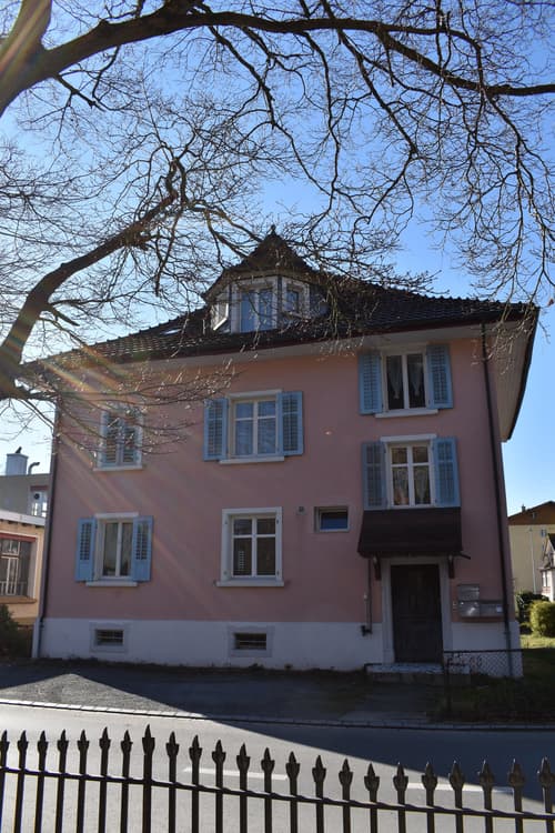 Stattliches Mehrfamilienhaus in WG3 mit 3 Wohnungen in Au zu verkaufen