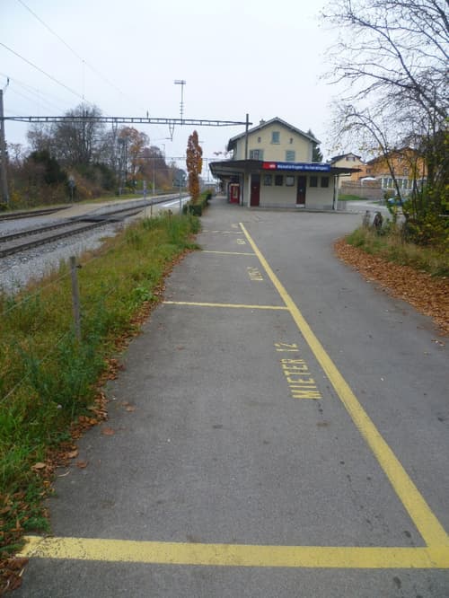 Parkplatz am Bahnhof Münsterlingen-Scherzingen zu vermieten
