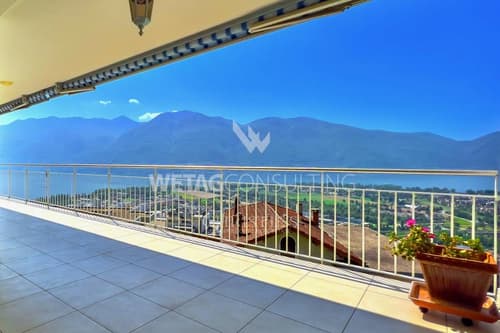 Wohnung mit Panoramablick in Locarno-Monti zu verkaufen (1)