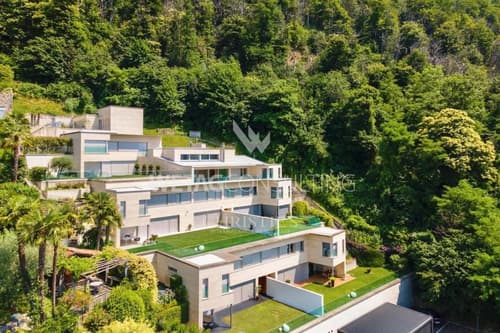 Lugano-Figino: sonniges Duplex-Penthouse mit bezaubernder Aussicht auf den Luganersee zu verkaufen