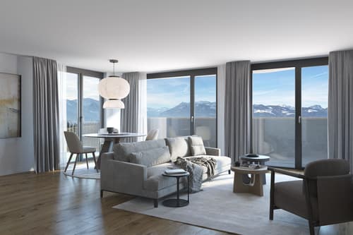 Grosszügige Wohnungen mit Panoramasicht auf die Glarner-Alpen