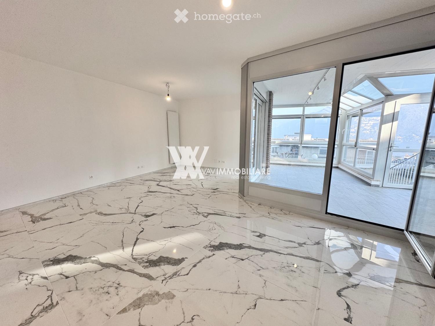 LUGANO: ELEGANTE APPARTAMENTO VISTA LAGO E MONTE BRÈ