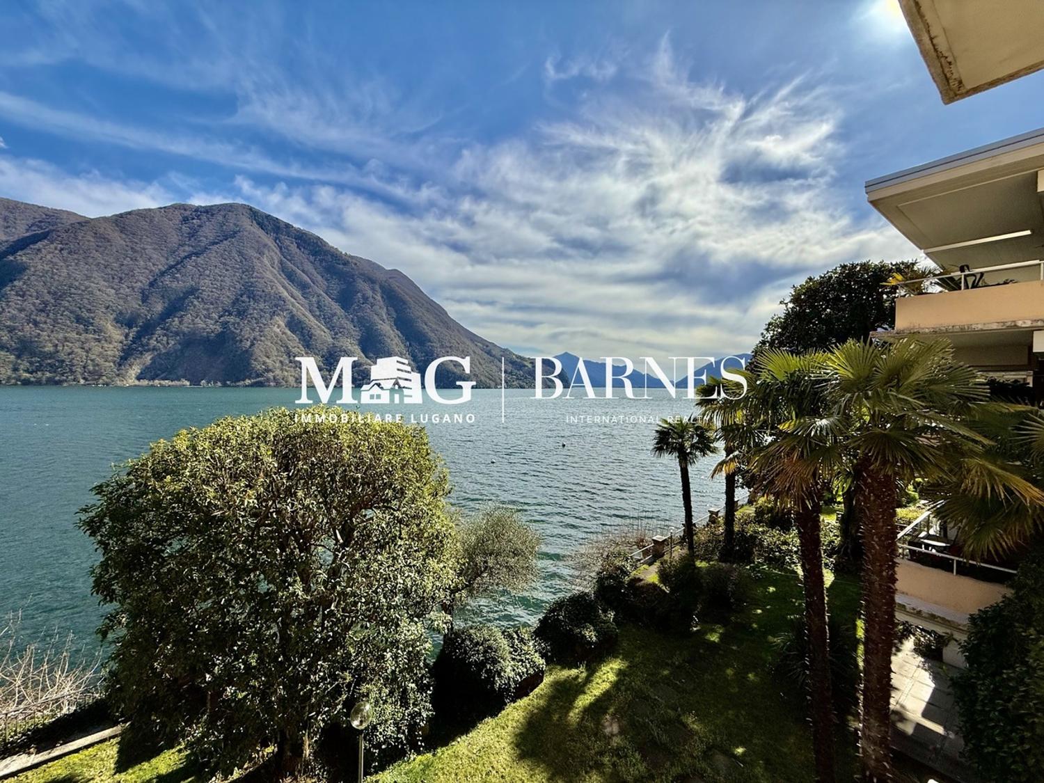 Castagnola: Appartamento 4.5 ristrutturato direttamente sul lago