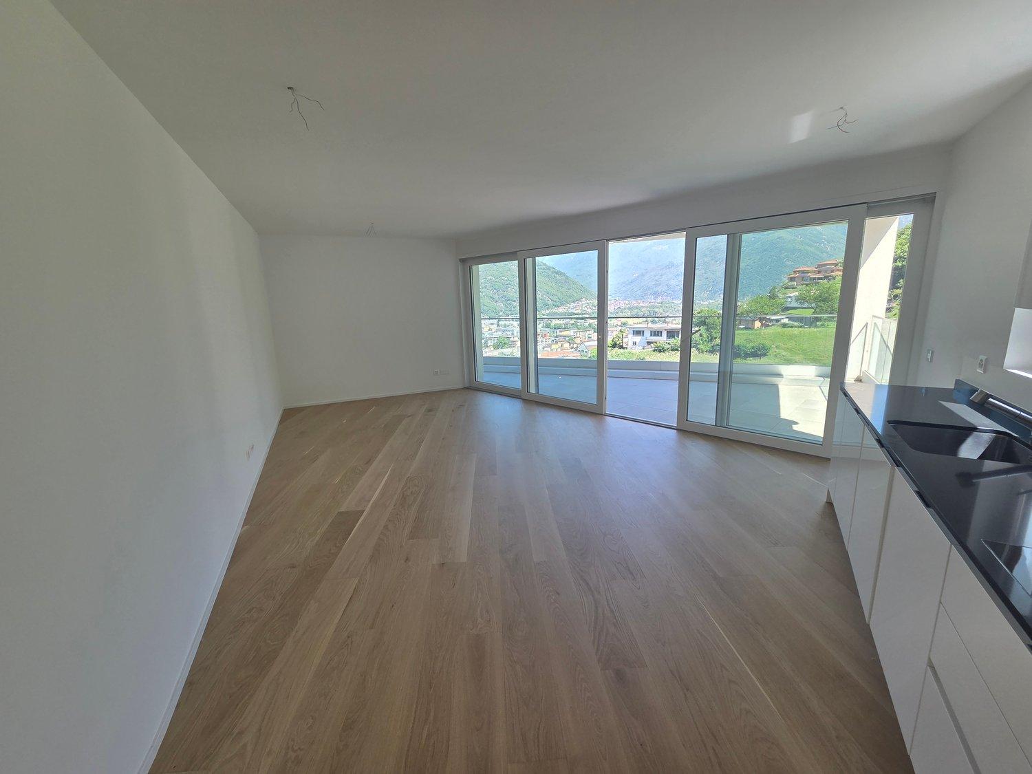 Appartamento moderno di 4.5 locali con vista panoramica a Bellinzona/Daro