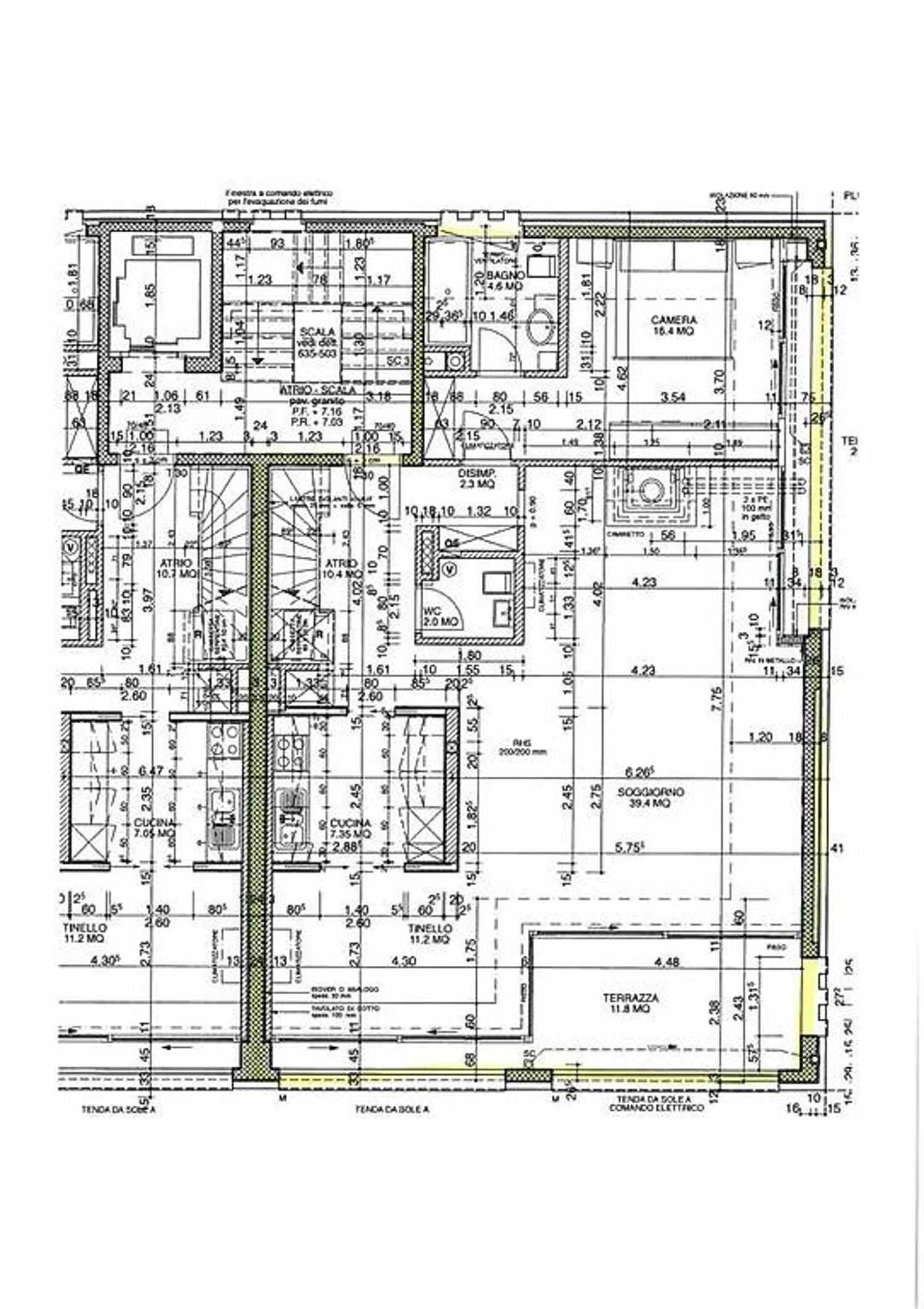AFFITTASI SPLENDIDO DUPLEX DI 4.5 LOCALI – BELLINZONA CENTRO