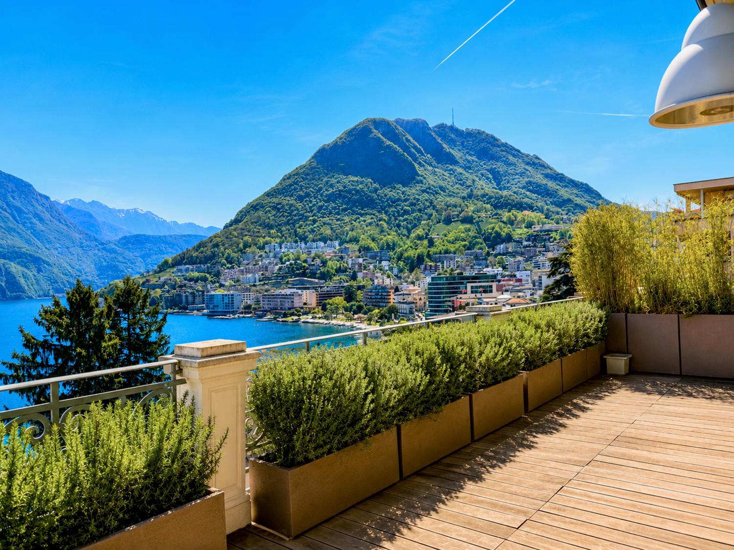 Affittasi Appartamento di Lusso con Vista Lago di Lugano in Palazzo d’Epoca