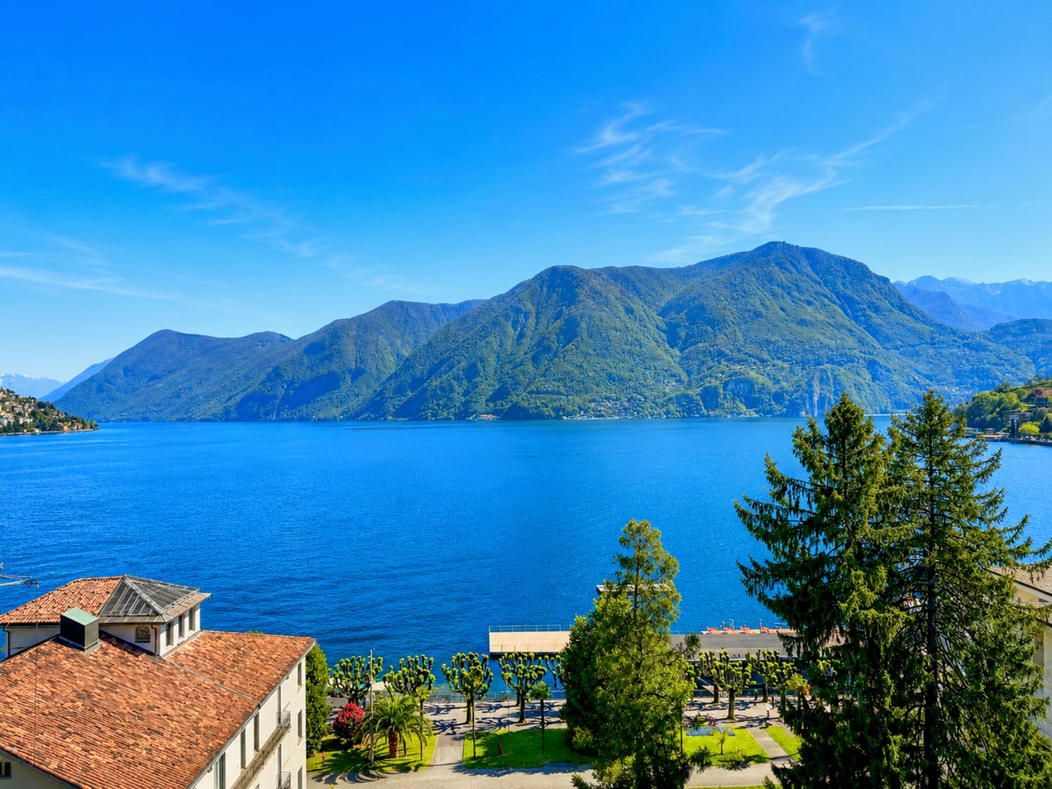 Affittasi Appartamento di Lusso con Vista Lago di Lugano in Palazzo d’Epoca