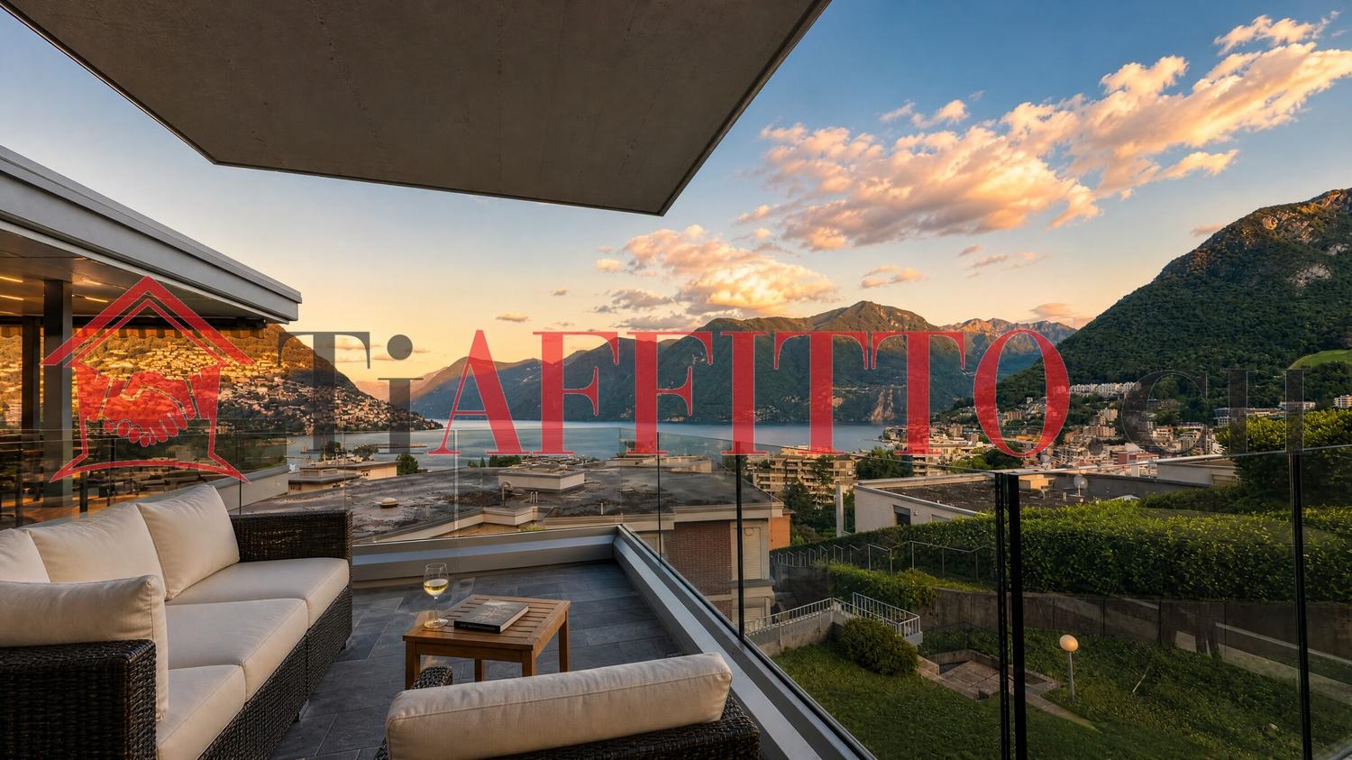 LUMINOSO APPARTAMENTO A LUGANO CON VISTA LAGO