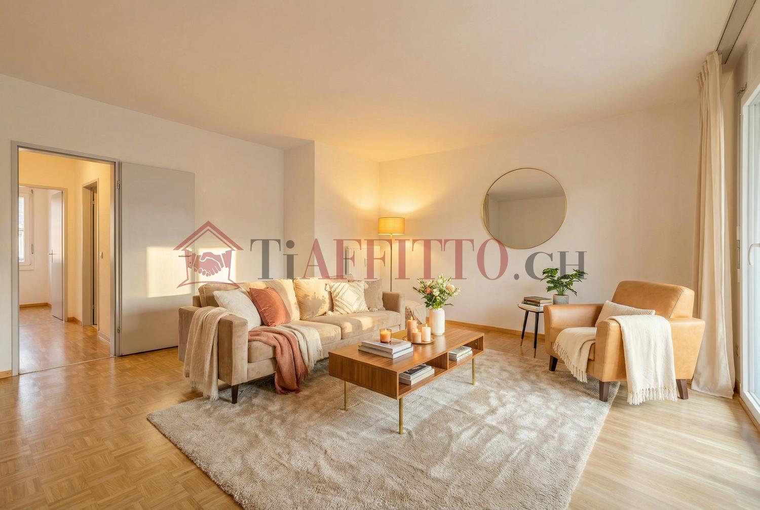 LUMINOSO APPARTAMENTO 4.5 LOCALI CON BALCONE A BODIO