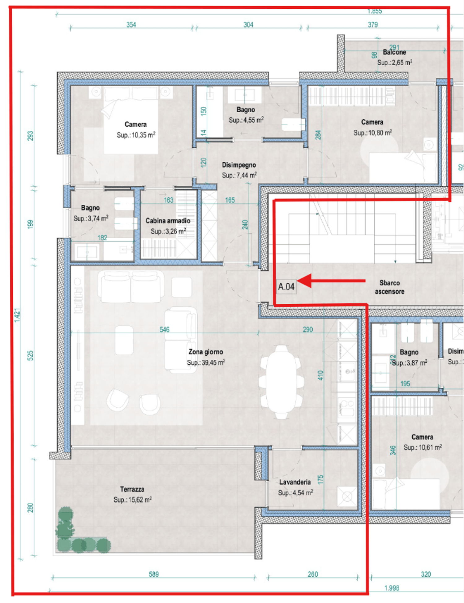 BELLINZONA – NUOVI 3.5 LOCALI CON AMPIA TERRAZZA