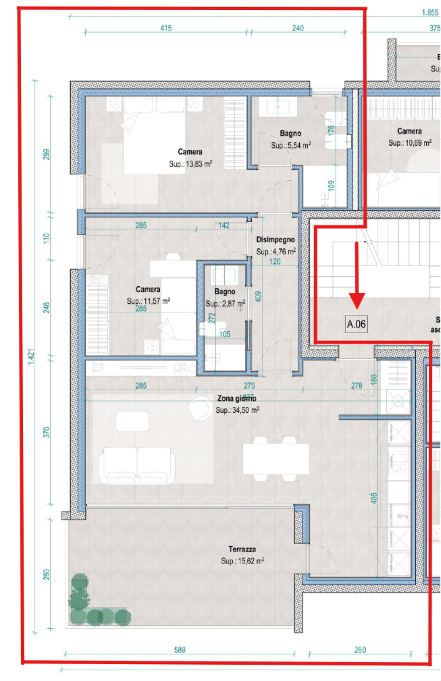 BELLINZONA – NUOVI 3.5 LOCALI CON AMPIA TERRAZZA