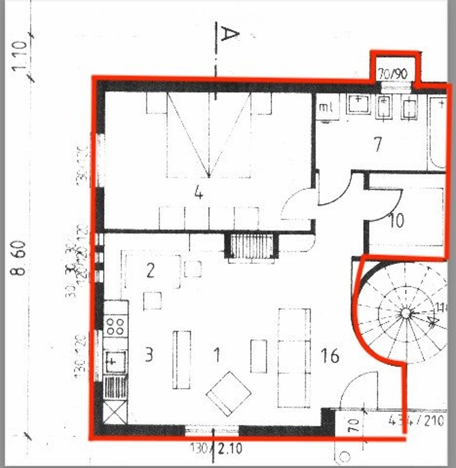 Affittasi appartamento di 2½ locali in villa ca. 70 m