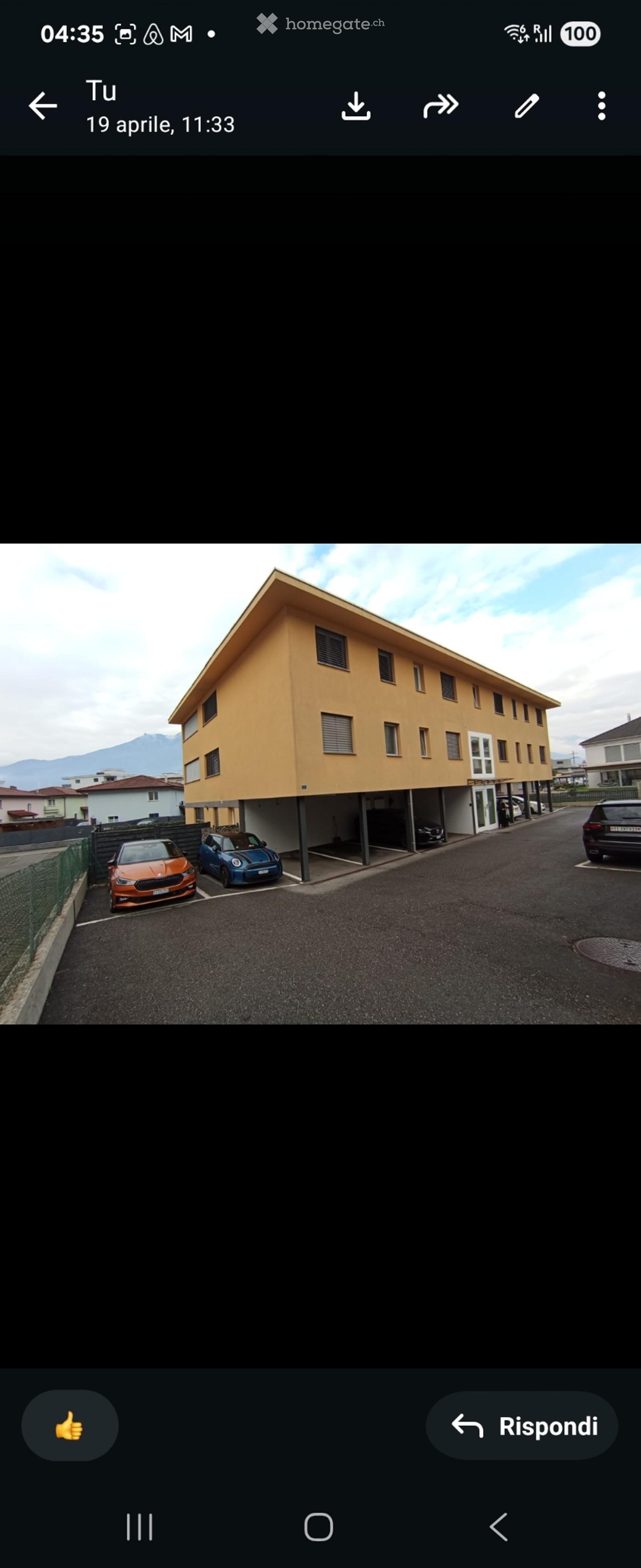 Stanza ammobiliata a Cadenazzo