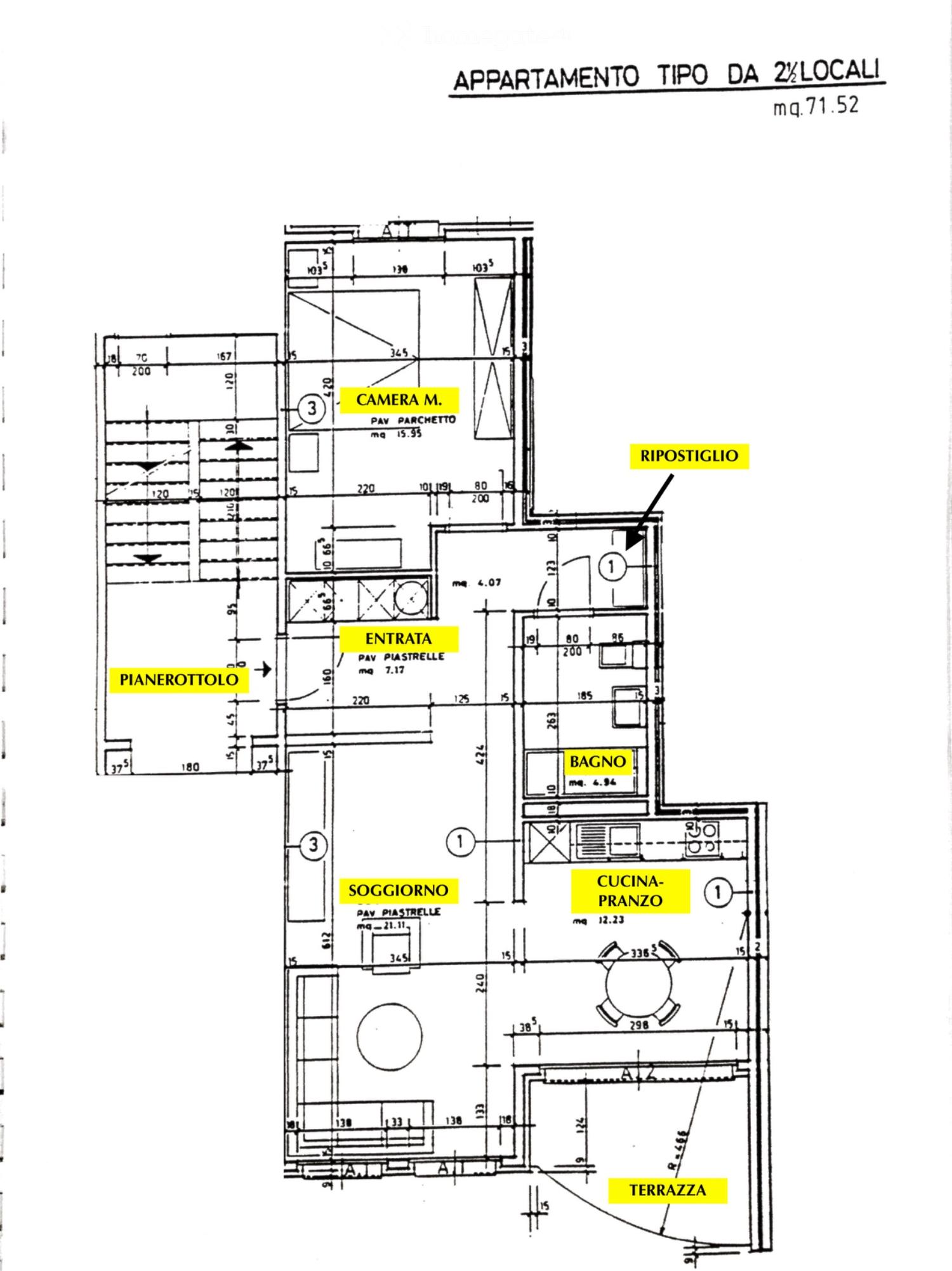 Ampio bilocale di 71 m² con terrazza coperta Sant’Antonino