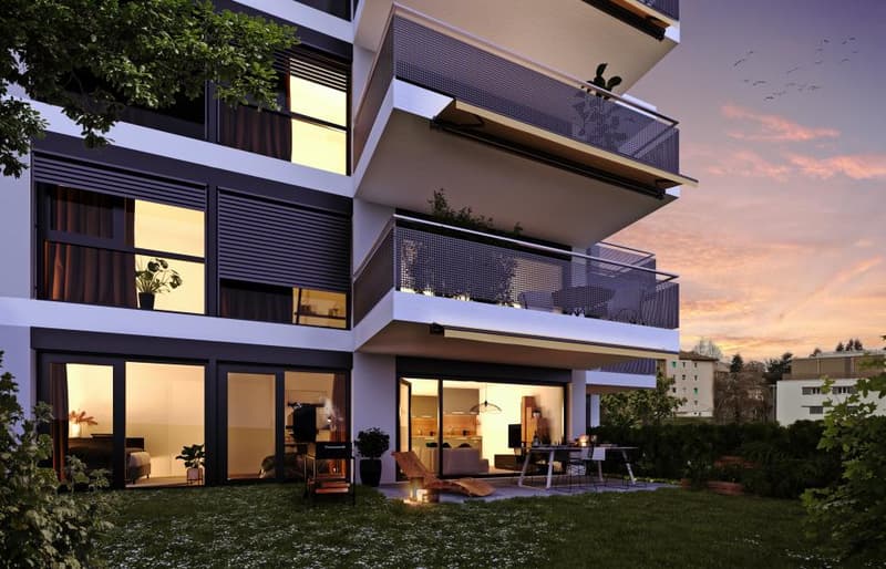 Eolia, votre futur quartier à Cossonay - 3.5 pièces - 3ème étage avec terrasse et vue dégagée (5)