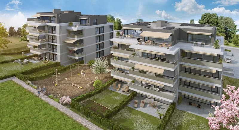 Eolia, votre futur quartier à Cossonay - 3.5 pièces - 3ème étage avec terrasse et vue dégagée (1)