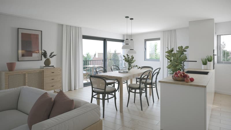 Duplex, design, spacieux, idéalement placé à Kerzers (2)
