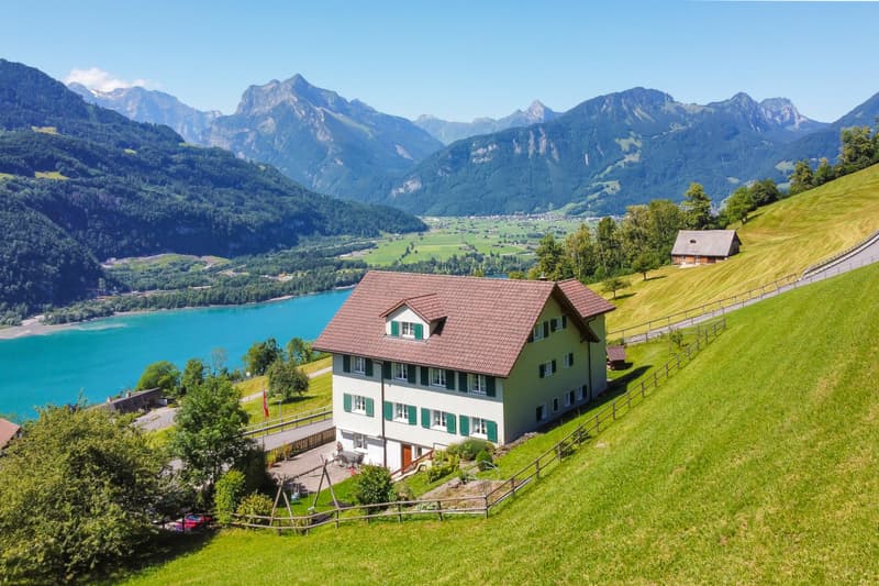 Schönes Mehrfamilienhaus mit fantastischer See- und Bergsicht (1)