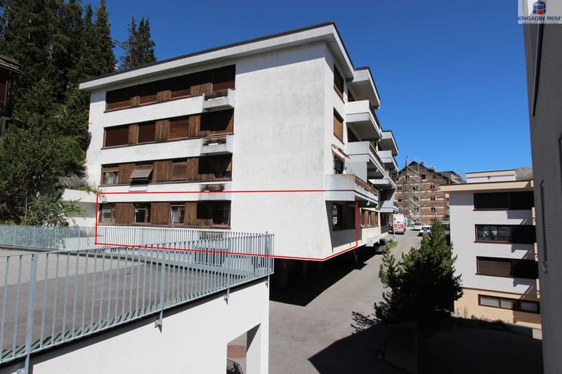 3-Zi-Wohnung an zentraler Lage in St. Moritz Dorf - Zweitwohnung (2)
