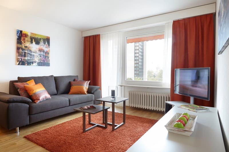 Furnished 1-bedroom Apartment near Zurich HB / Möbliertes 2-Zi Apartment nähe Hauptbahnhof (1)