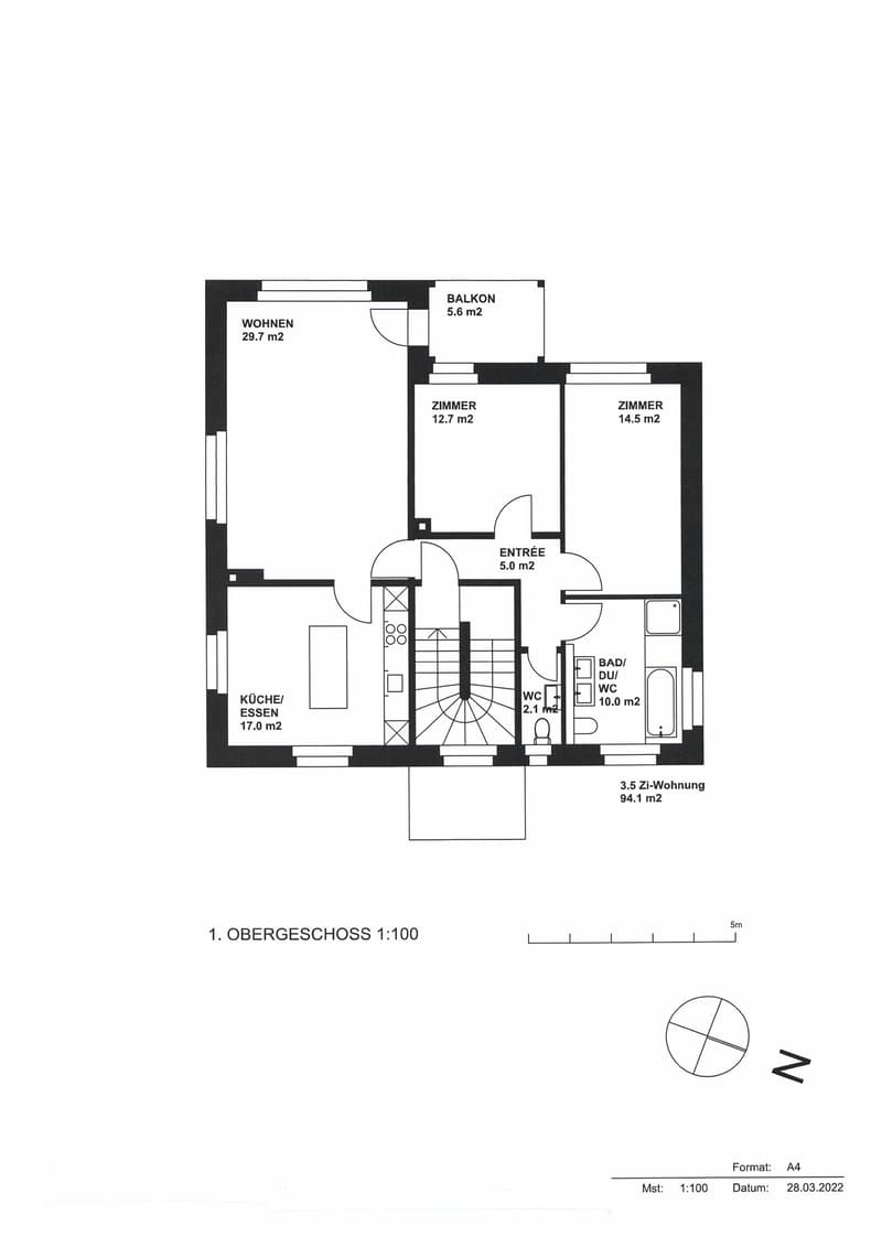 Helle grosse komplett sanierte 3 1/2- Zimmer-Wohnung in Wolhusen (9)