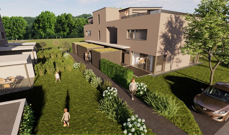 Neubau Attikawohnung in Riniken mit wunderschöner Terrasse, nahe Brugg und Baden (2)