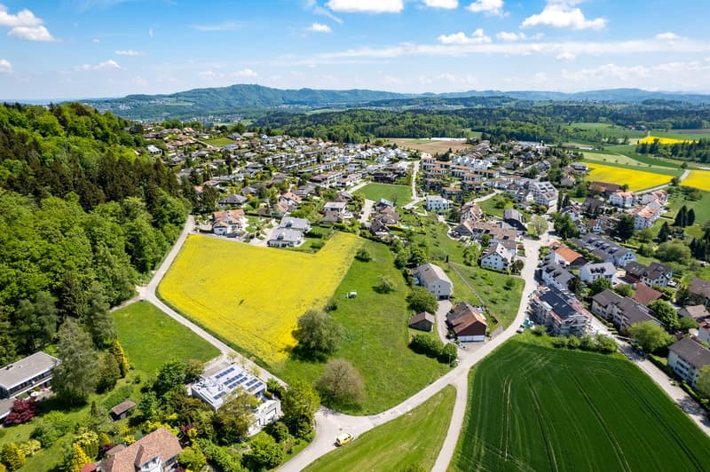 Grosse Baulandparzellen für freistehende Einfamilienhäuser an exklusiver Lage in Oberwil-Lieli/AG (1)