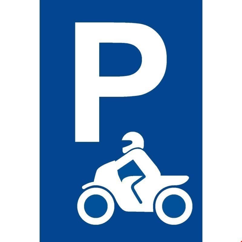 Letzte Motorradparkplätze im Riethüsli-Quartier, St.Gallen (1)
