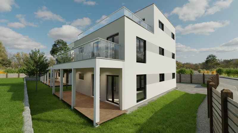 Neubauprojekt - Exklusives 3-Familienhaus mit Lift - Attikawhg. (58m²) mit riesiger Terrasse (58m²) (6)
