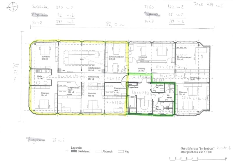 Bürofläche in Reinach zu vermieten - fertig ausgebaute Büroräume - Zwischennutzung möglich (3)