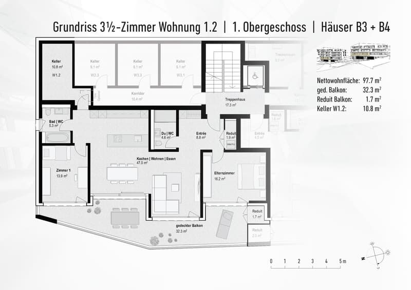 3½-Zimmer Eigentumswohnung mit grossem Balkon (2)