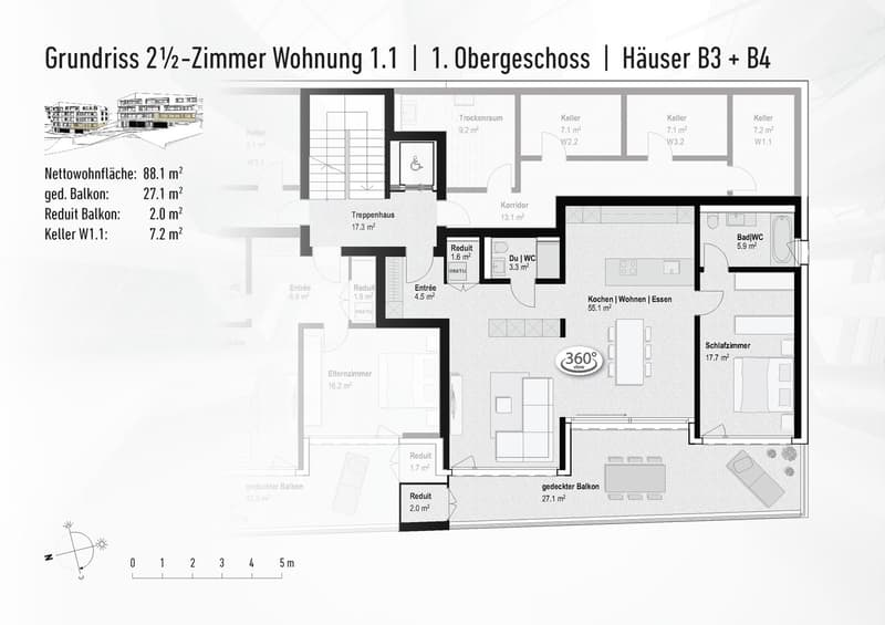 Grosszügige 2½-Zimmer Eigentumswohnung an Top-Lage (2)