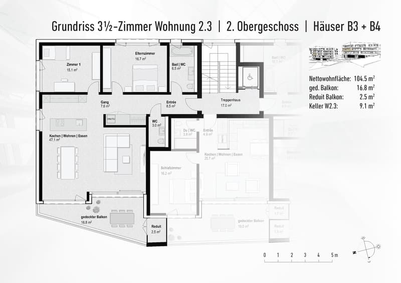 Grosszügige 3½-Zimmer Eigentumswohnung an einzigartiger Lage (2)
