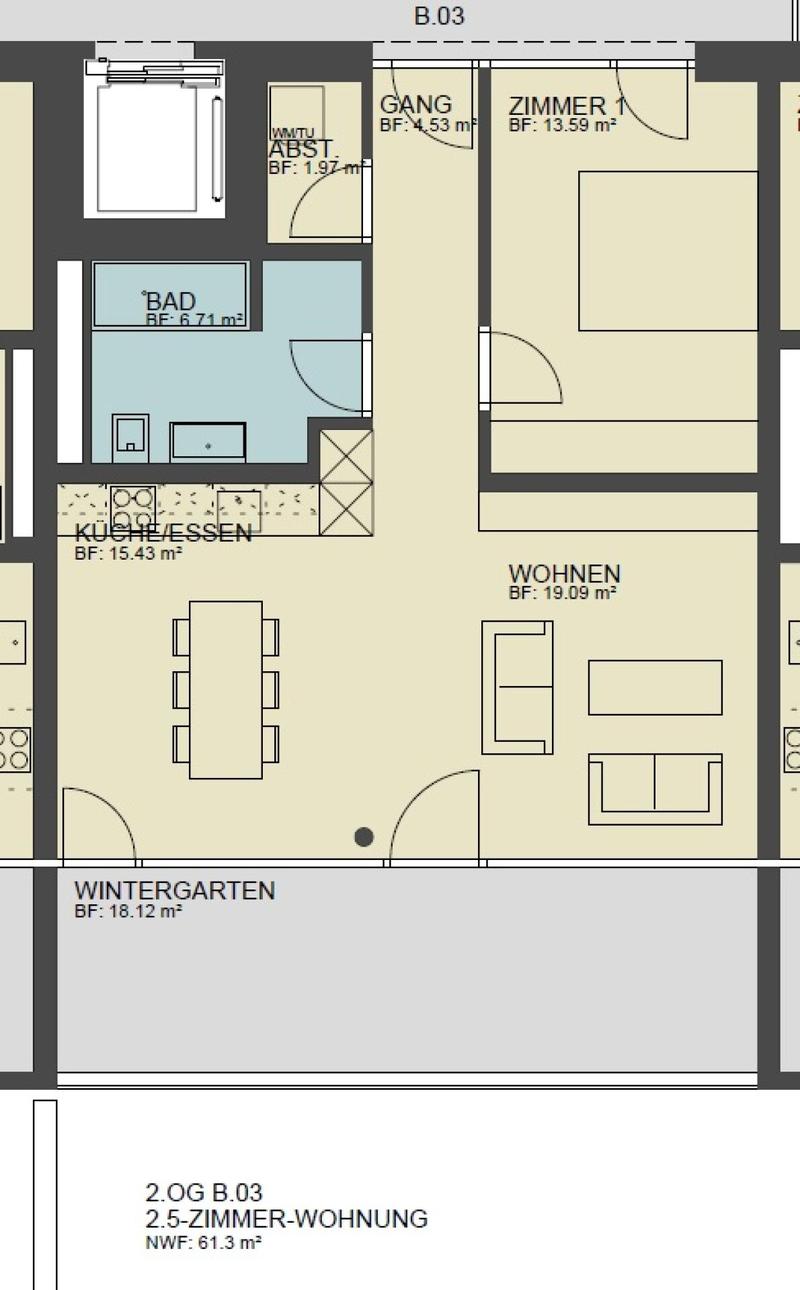 Moderne Wohnung mit Balkon (6)