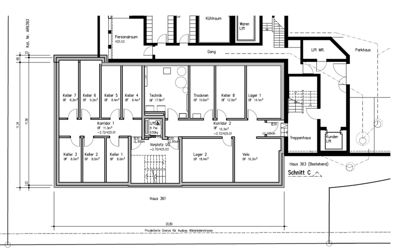 Gewerbefläche (ca. 99.3 m2) im Erdgeschoss (3)