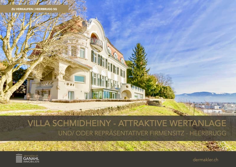 Villa Schmidheiny – Attraktive Wertanlage oder repräsentativer Firmensitz (1)